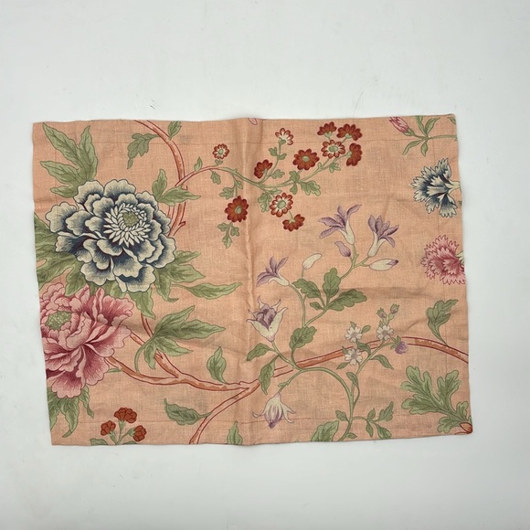 NWOT Matouk Simone Linen Boudoir Pillow Sham in Apricot - Picture 4 of 5